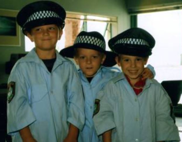 http://www.portnews.com.au/story/1005878/their-pops-would-be-proud/ Honouring their grandfathers: Blake Addison, Joey Addison and Liam Jones.