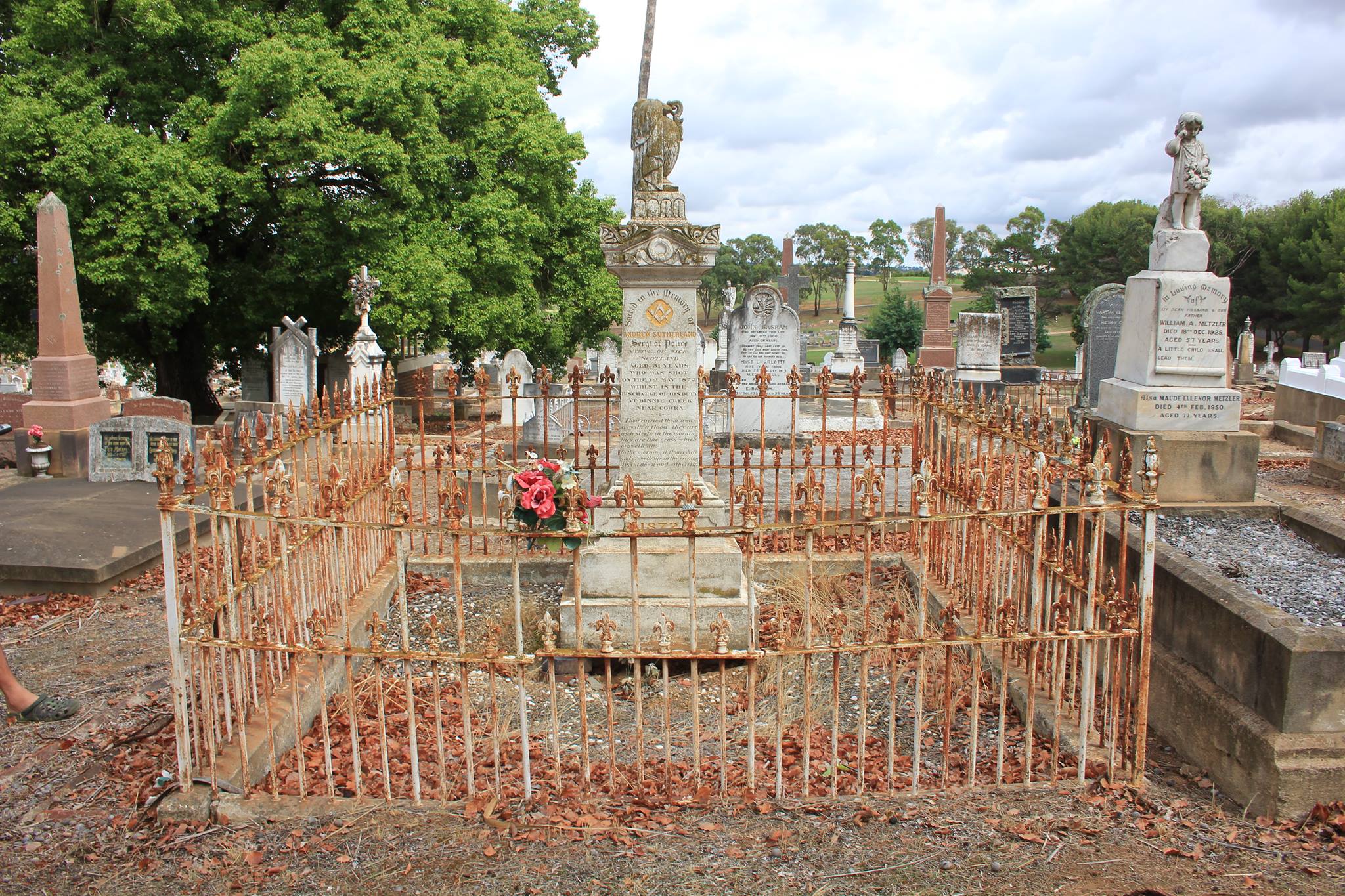 Photo: Ken Medway 1 May 2015 Andrew SUTHERLAND 1 - NSWPF - Murdered 1 May 1872