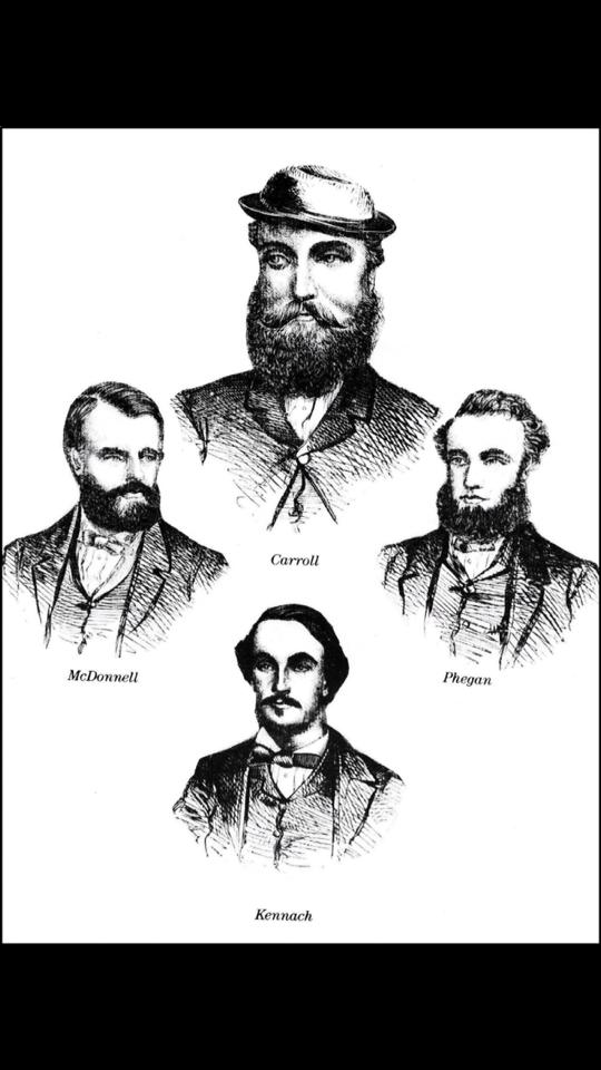 Carroll Kennagh McDonnell Phegan - Special Constables - NSWPF - Murdered - 9 Jan 1867 - Facial Drawings