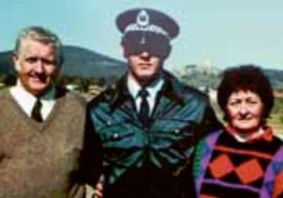 http://www.theherald.com.au/story/460097/hearts-go-out-to-family-of-fallen-officer/#slide=1 Barry and Freada Thornton with their son Chris at his graduation in 1987