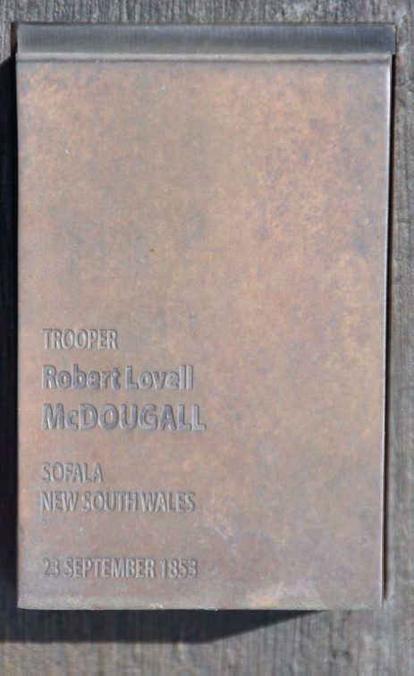 Robert Lovell McDOUGALL, Trooper McDOUGALL
