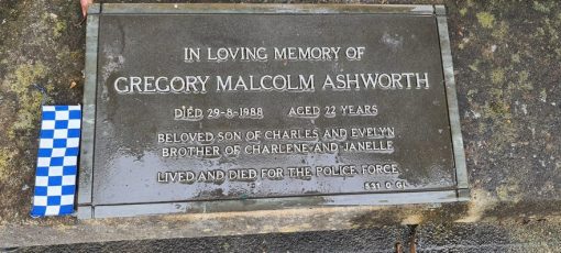 Photo: Kevin Banister Gregory Malcolm ASHWORTH