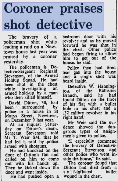 Offender, David DITTON who shot Reg.