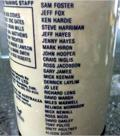 Photo's courtesy of Bruce Gane - 28 June 2018 David Ian OAKLEY