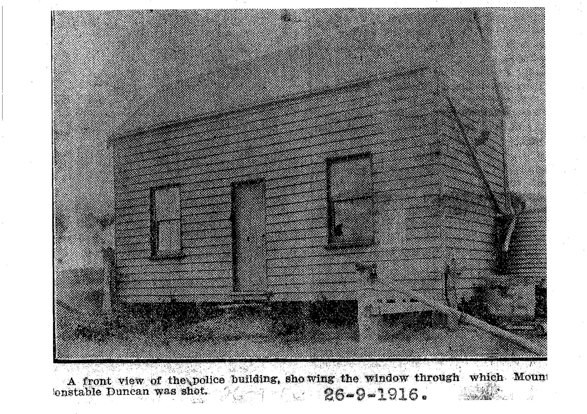 Tottenham Police Station 26 September 1916