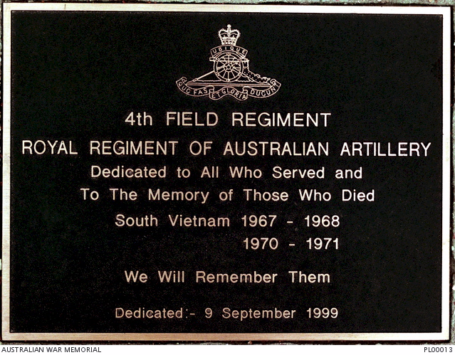 https://www.awm.gov.au/collection/PL00013/ 4 Field Regiment, Royal Regiment of Australian Artillery