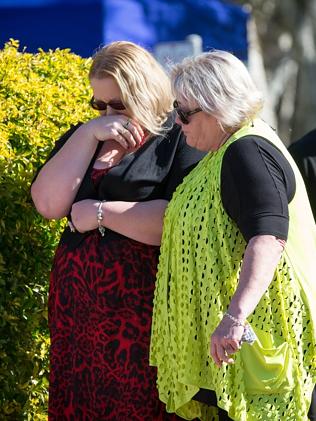 Haley Addison and Liana (Addison) Stewart at the special 20th Anniversary ceremony. Picture: Lindsay Moller