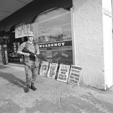 Hilton Bombing - Army guard