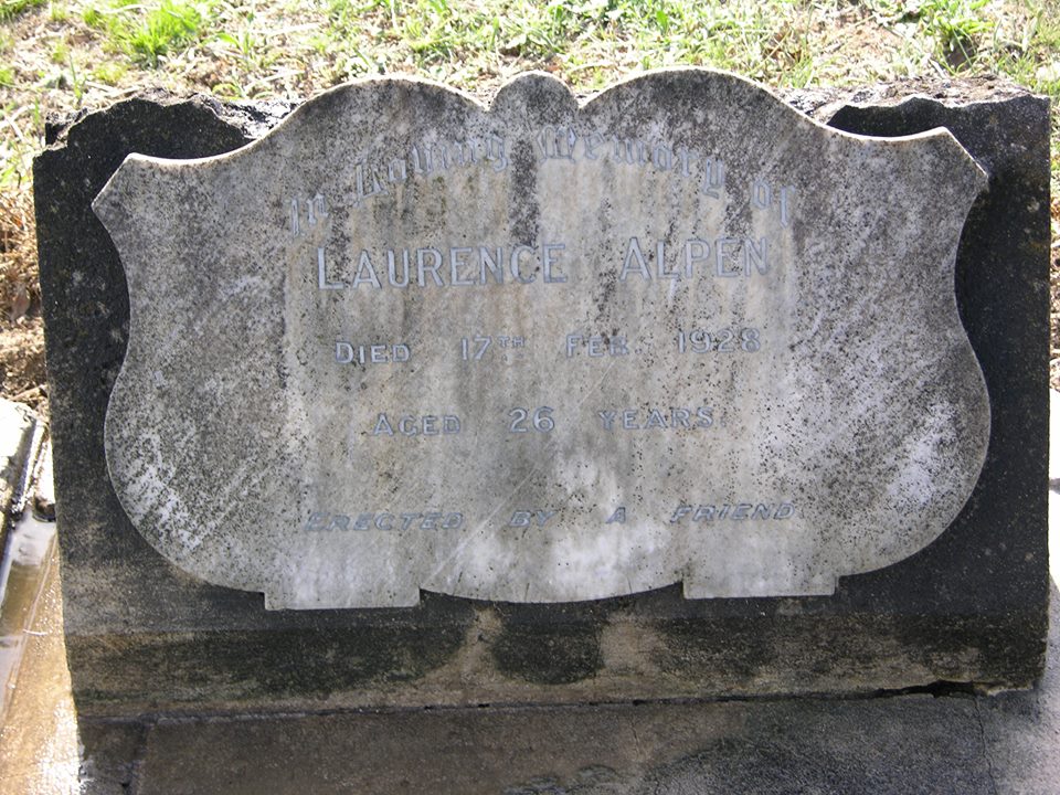 Laurence ALPEN - Grave