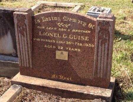 Lionel George GUISE - Grave