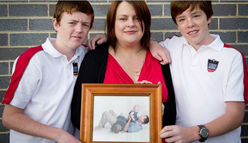 http://www.kiamaindependent.com.au/story/2155913/honouring-the-fallen/ Police officer Robert Brotherson was killed in 2002. Lake Illawarra Police are creating a memorial wall in his and other fallen officers' honours. Pictured are Melissa Brotherson and her sons Ewan and Blake. Picture: ALBEY BOND