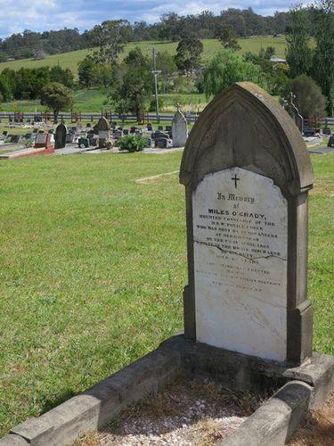 Miles O'GRADY 2 - NSWPOL - Murdered 9 Apr 1866