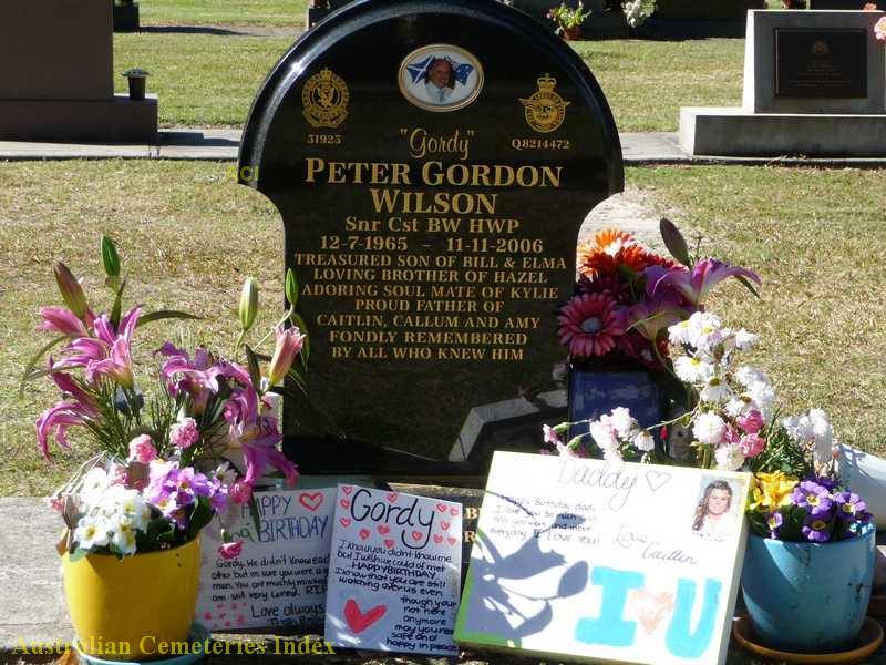 Peter Gordon WILSON - Grave