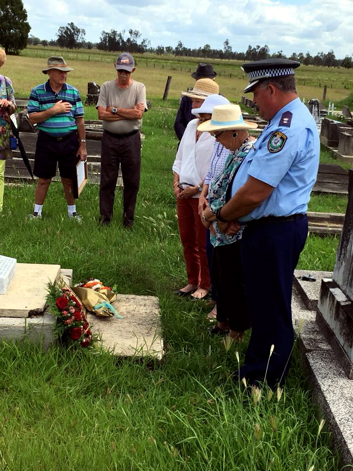 Ramsay DOBBIE's grave - December 2017