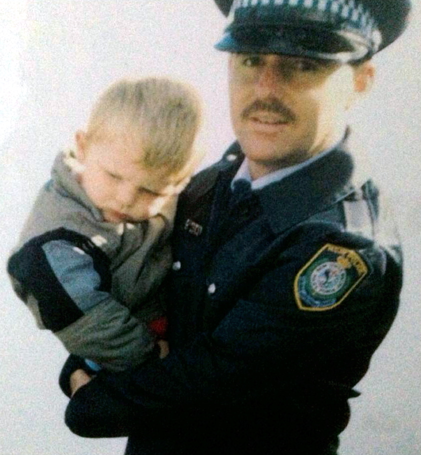 Bob Spears and his son