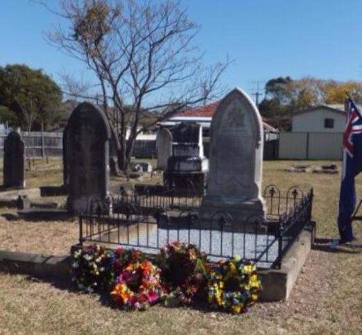 Sgt Beatty's grave, photo courtesy of Windy Gale - FB