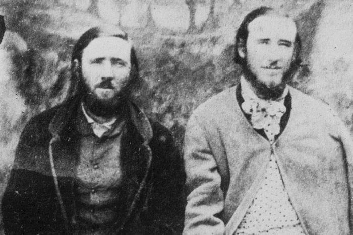 http://www.abc.net.au/news/2016-05-03/nerrigundah-clarke-gang-ogrady-bushranger-shootout/7379516 Thomas and John Clarke after their capture a year after murdering Constable Miles O'Grady in Nerrigundah. Prior to their capture they are alleged to have killed four special police sent from Sydney to track them down. They were hanged after a one-day trial. (Supplied: Peter Smith)