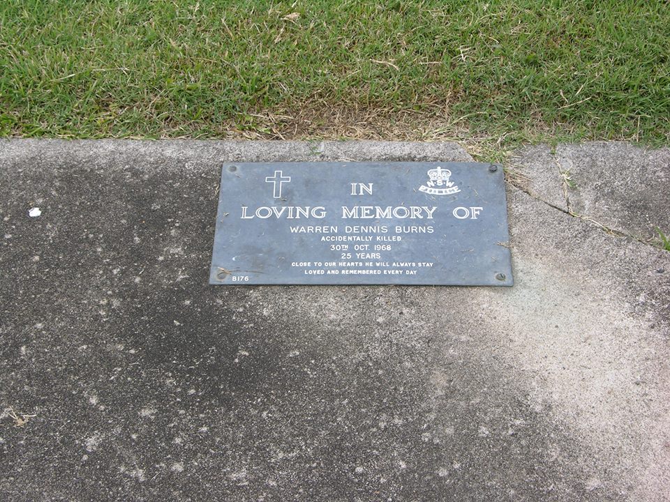 https://www.facebook.com/groups/514697128544865/search/?query=burns Warren Dennis BURNS Clarence Lawn Cemetery, Armidale Road, Sth Grafton. 29 46' 00S / 152 55' 41E