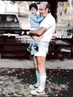 John Sidney PROOPS. John with his son, Warren, PROOPS