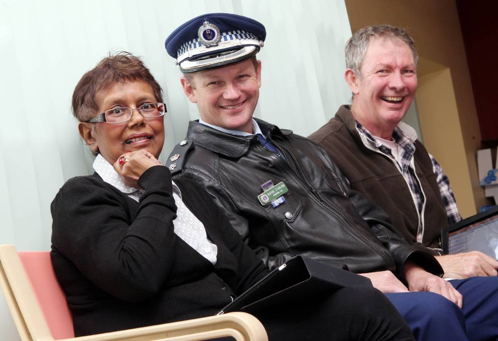 https://www.illawarramercury.com.au/story/5512673/a-look-back-at-33-years-of-the-illawarra-police-charity-ball-in-photos/?cs=300#slide=78 Money raised from the 2011 police charity ball went to Motor Neurone Disease Services at Port Kembla Hospital. Motor Neurone sufferers Cathy Buzak, and Paul Nixon with Superintendent Wayne Starling got to experiment with iPads to communicate.