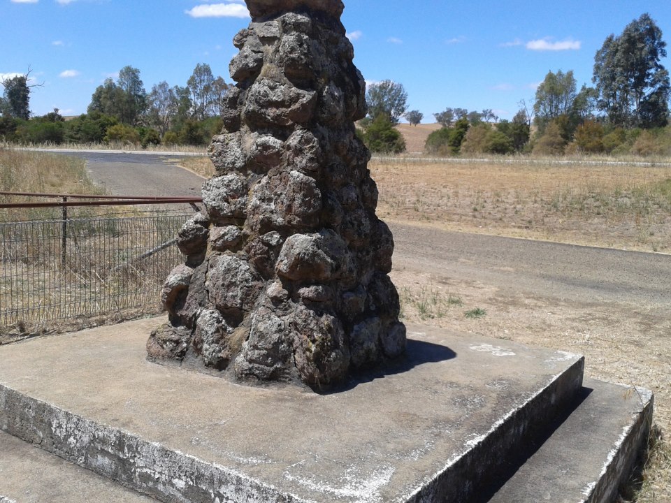 Located on the north bound lane of the Hume Hwy near Jugiong.