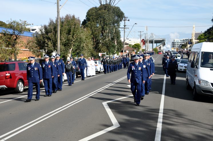 Funeral Service for Chief Inspector Graeme Donnelly. Photos by Greg Callander