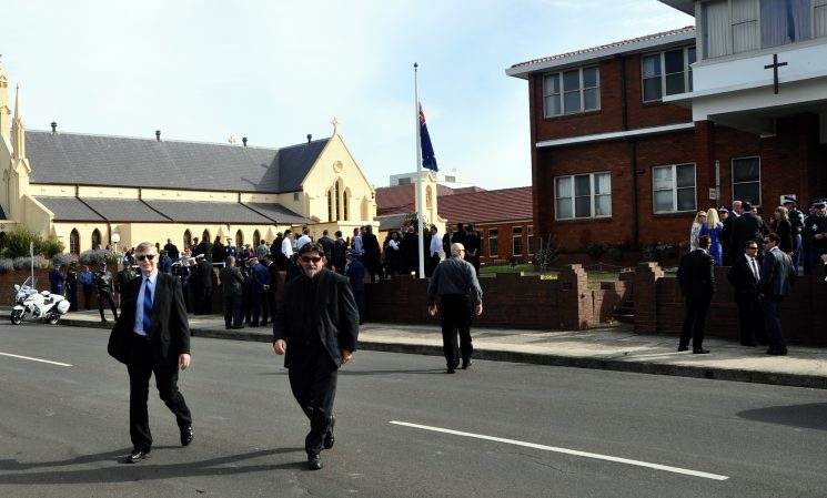 Funeral Service for Chief Inspector Graeme Donnelly. Photos by Greg Callander