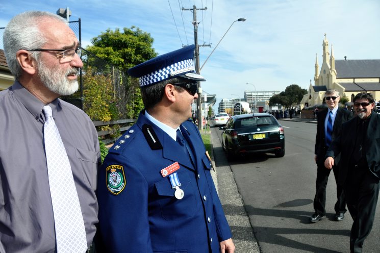 Funeral Service for Chief Inspector Graeme Donnelly. Photos by Greg Callander