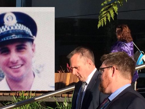 Patrick CLEARY - NSWPF - Suicide - 24 November 2005 ( in uniform ). His brother - John CLEARY in striped tie.