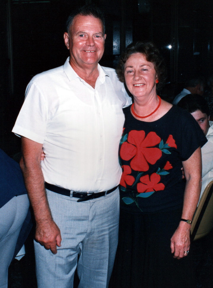 Tom Moore and his wife at his Send Off