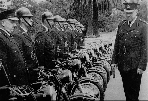 https://www.flickr.com/photos/nswpoliceforce/5599527423/in/photostream/ Harry BRENNAN. Not all names come up in the 1968 ' Stud Book ' Inscription: Traffic cyclists L - R Jack " Happy Jack " Agnew ( NSWPF # ??? ), Col " Smoothie " Colge, Joe Dainer, Max " Slobber " Robertson, Harry " Bren " Brennan ( NSWPF # 6424 ), John Ackroyd, Charlie Spicer ( NSWPF # 7263? ), Dino Tallon, Brian ' Boofa " Skyes and Wally " Sockeye " Salmon.