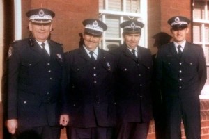 Kill, Chev - Lionel - Barry - Wade. This is the only time all three brothers ( Chev, Lionel, Barry ) were together in uniform.