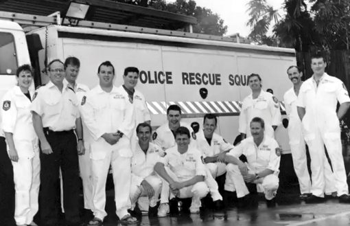Photo: Kevin Banister Pennant Hills Police Rescue Squad - around 2000