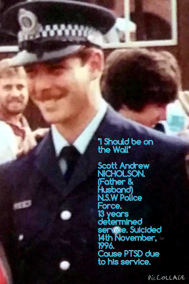 "I should be on the Wall." I was once a Policeman, I served you for years, I saw so much pain, It reduced me to tears. I saved many lives, Did the best I could do, I served with distinction, All to protect you. Year after year, Without self regard, I lived for the job, No matter how hard. The toll it was taking, Eventually broke through, My brain now was broken, I did not know what to do. I keep telling myself, It will get better in time, Just keep pushing yourself, All will be fine. But it did not get better, It only got worse, The trauma I suffered, Became my own curse. It brought to an end, The job that I live, I can't do this anymore, No more I could give. The pain did not stop, In fact it just grew, The demons took over, I did not know what to do. I was empty inside, Lost and in pain, I tried to fight on, But I could no longer remain. The trauma had won, I saw no other way, So I took my own life, On a cool summer day. It was because of Policing, You all know it's true, It destroyed who I was, From the things I went through. The trauma of death, Seen hundreds of times, The witnessing of evil, The wickedest of crimes. Yet now I'm forgotten, By the job I died for, Even though I gave my all, After everything I saw. If I had died on duty, Answering the same call, You would all see my name, My name on the wall. I was still on duty, I just could not let go, I was still a Policeman, My brain made it so..... Written 12.2.15.