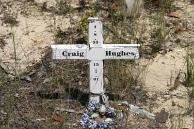 Grave of Craigh HUGHES, Lower Portland General Cemetery, Lower Portland, NSW