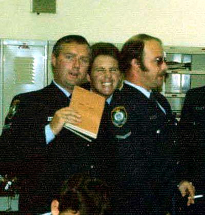 from Dana Jennings via NSW Fallen Police FB Group Started at the old STP on the same day with Stevo and Peter Moore. Worked with him there, Waverley, Daceyville and Maroubra an unforgettable character and a kind hearted soul...Unless you were a hoon, of course. Dennis at left with John Murphy and Billy White at Maroubra HWP around 1979. I'm sure that he and Wayne are stirring things up together up there with the boss. R.I.P.