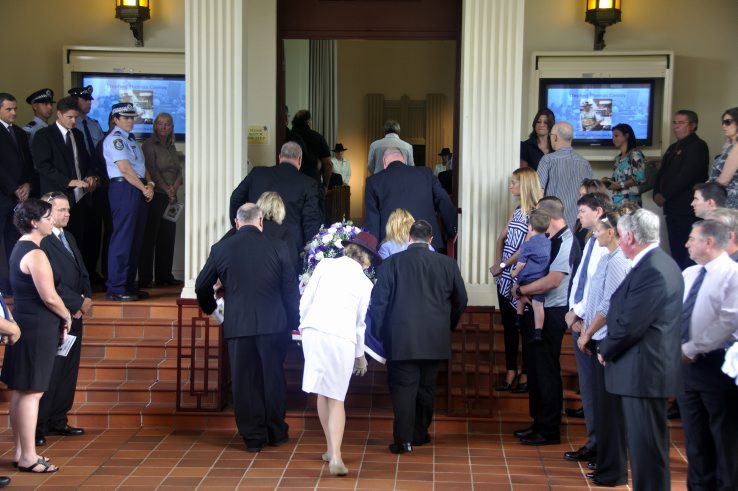 THURSDAY 12 FEBRUARY 2015 FUNERAL SERVICE FOR RETIRED SERGEANT STEPHEN THOMAS CONROY AT THE WORONORA CREMATORIUM, SUTHERLAND. FUNERAL WAS ATTENDED BY 150+ PEOPLE. https://police.freom.com/stephen-thomas-conroy/