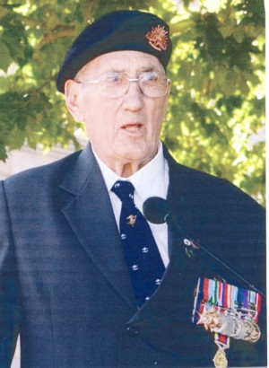 Ronald William John SCOTT N.S.W. Association President Reciting the "Ode"