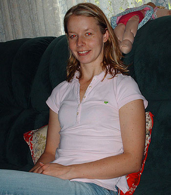 Engaged just two days ... Elise Krejci.