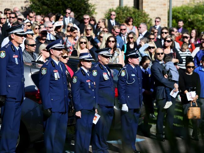 http://www.dailytelegraph.com.au/newslocal/central-coast/tributes-flow-for-courageous-lung-cancer-victim-sergeant-tara-mclaughlin/news-story/73290762d9f1aa178b04b90422ab8548 Hundreds attended the service for Sergeant Tara McLaughlin (Tobin). Picture:Peter Clark