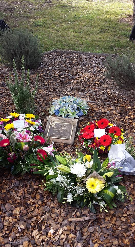Wayne Raymond GEORGE memorial plaque at NSW Police Driver Training ( S.T.AM.P. ), Goulburn