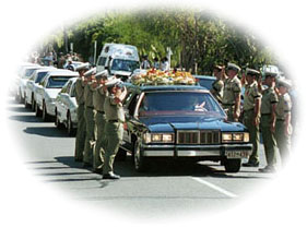 Huitson was honoured with a full police funeral in Darwin. About 30 officers formed a guard of honour while six others carried Huitson’s coffin.