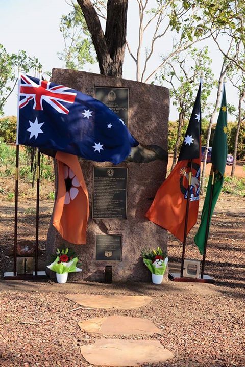 Brevet Sergeant Glen Huitson memorial, 3 August 2015