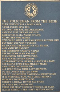 The Policeman from the bush