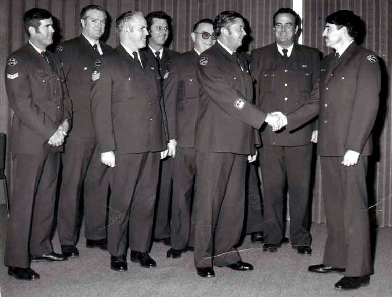 Tony Stevens - Brian Johnson - Bill Smith - Roy Beverstock - Bob Hurst - Jack Pearce - Russ Swinbourne - Gary Ticehurst the first PolAir Pilot