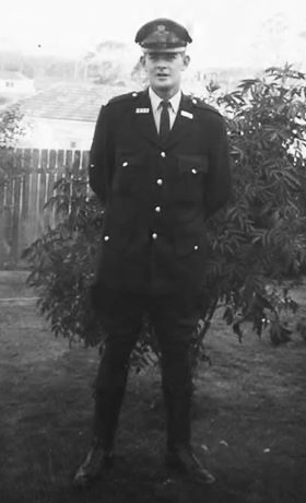 My Dad, Retired Sen Sgt Harry Morfoot. This pic is of him in 1960 when he rode the Triumph Tiger Sidecar outfits in Blacktown's Patrol.