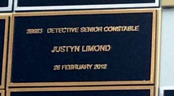 Sunday 27 September 2015. Memorial Wall dedication at the Sydney Police Centre, Surry Hills