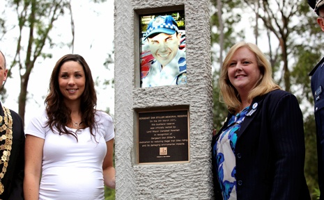 http://www.thesatellite.com.au/news/sgt-dan-stiller-memorial-unveiled/794214/ REMEBERED: A monument dedicated to Sergeant Dan Stiller, who died last December, was unveiled at a ceremony attended by his wife Julie Stiller last Wednesday. Sgt Stiller's family and friends also planted trees as a living memorial.