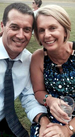 https://www.news-mail.com.au/news/suicide-of-career-cop-leaves-pain-left-to-wonder-h/2945646/ Russell and Kathy celebrate a friend’s wedding in Theodore last year.