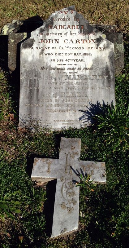 John CARTON - NSWPF - Died 23 May 1882